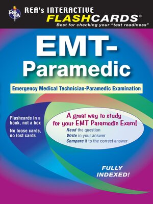 cover image of EMT-Paramedic Flashcard Book